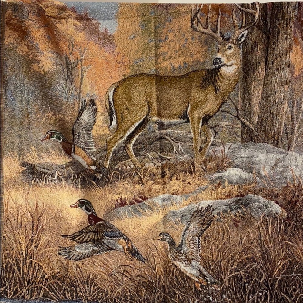 Wildlife Throw Deer & Duck